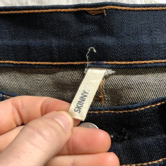Rag & Bone cate mid rise skinny jeans dark wash in harrow size 30 w1502k520 - Picture 5 of 11